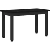 vidaXL Table basse noire imitation chêne 60 x 30 x 36 cm Bois composite