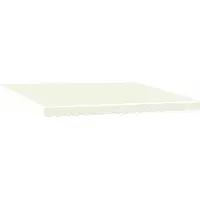 vidaXL Armature d'auvent Crème 450 x 300 cm Polyester avec revêtement PU