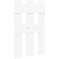 vidaXL Porte-manteau mural Blanc 65 x 3 x 100 cm Bois d'ingénierie