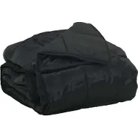 vidaXL Couverture d'été, 155 x 200 cm, 200 g/m², noire