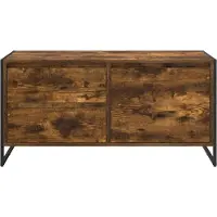 vidaXL : Meubles TV de 100 x 36 x 49,5 cm, en panneaux de particules imitation bois anthracite