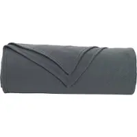 vidaXL Jeté Gris Foncé 350 X 270 Cm Toison