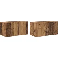 vidaXL Ensemble de meubles TV , 2 pièces, multicolore, 60 x 30 x 30 cm, aggloméré