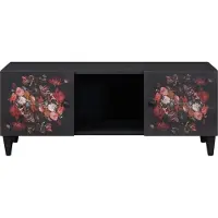 vidaXL Table basse multicolore 100 x 54 x 40 cm bois massif mangue