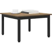 vidaXL Table basse artisanale chêne 60 x 60 x 36 cm bois composite
