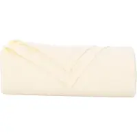 vidaXL Couvertures À Jeter 24 Pcs Crème 240 X 220 Cm Toison