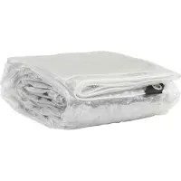 vidaXL Bâche de protection pour plantes, transparente, 3 x 12 m, PVC
