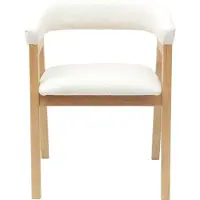 vidaXL - 2 chaises de salle à manger, bois massif d'hévéa, couleur naturelle, 54 x 57 x 73 cm