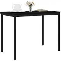 vidaXL Table haute en aggloméré, rectangulaire