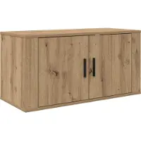 vidaXL Armoire TV murale Set 2 pcs Chêne Artisan 80 x 34,5 x 40 cm