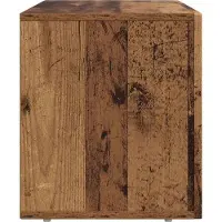 vidaXL Meuble TV ELST, 80 x 35 x 40 cm, bois de récupération, panneaux de particules