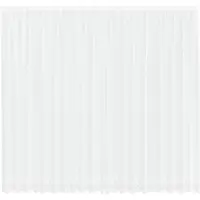 vidaXL Rideau en Dentelle Floral Blanc 280 x 500 cm Polyester