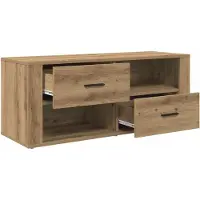 vidaXL Armoire TV Chêne Artisan 100 x 35 x 40 cm Bois composite