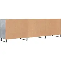 vidaXL Armoire TV gris béton 150x30x50 cm Bois composite