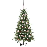 vidaXL Sapin de Noël Artificiel à Branches Articulées Vert 120 cm