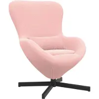 vidaXL Fauteuil œuf Rose 63 x 73 x 90 cm