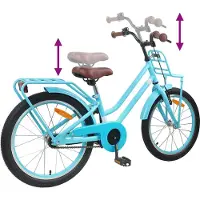 vidaXL Vélo enfant 22 pouces pour enfants de 7 à 12 ans Bleu ciel