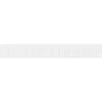 vidaXL Rideaux avec des rideaux Blanc 500x100cm Polyester