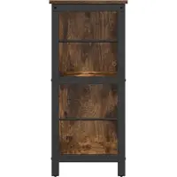 vidaXL Étagère Chêne fumé 102 x 32 x 72,5 cm Bois d'ingénierie