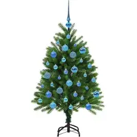 vidaXL Arbre de Noël avec 150 LEDs avec support Vert 120 cm PE