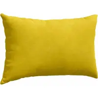 vidaXL Coussins de canapé 2 pcs Jaune 145 x 40 cm