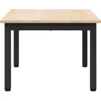 vidaXL Table basse Naturel 60 x 50 x 36 cm Bois de pin massif