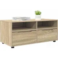 vidaXL Armoire TV Chêne Sonoma 100 x 48 x 43 cm Matériau dérivé du bois