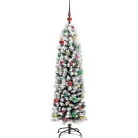 vidaXL Sapin de Noël artificiel Vert 150 cm PVC et acier et plastique