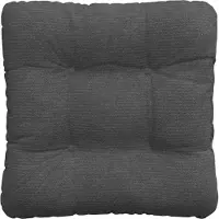vidaXL Coussins De Siège 4 Pcs Gris Foncé 45 X 45 Cm