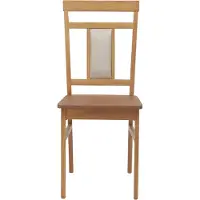vidaXL - 2 chaises de salle à manger, bois massif d'hévéa, finition naturelle
