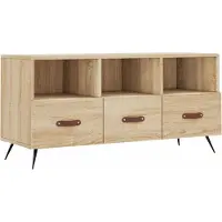vidaXL Armoire TV Chêne Sonoma 102x36x50 cm Bois composite