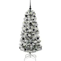 vidaXL Sapin de Noël Artificiel à Branches Articulées 150 cm PVC