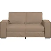vidaXL Canapé Cappuccino 160 x 78 x 84 cm tissu