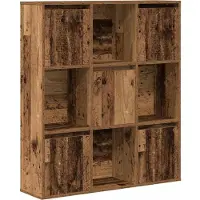 vidaXL Bibliothèque vieux bois 89x24x101,5 cm bois d'ingénierie