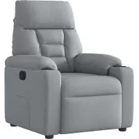 vidaXL Fauteuil relax gris clair Tissu