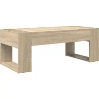 vidaXL Table basse en chêne Sonoma 110 x 50 x 41 cm Bois composite