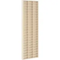 vidaXL Étui d'affichage Marron 30 x 4,5 x 96 cm Bois d'ingénierie