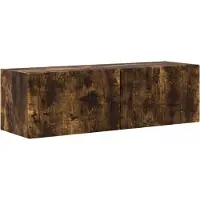vidaXL Chêne fumé 98 x 31 x 29,5 cm
