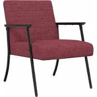 vidaXL fauteuil Bordeaux 59 x 75 x 78 cm tissu