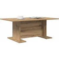 vidaXL Table basse artisanale en chêne 103,5 X 60 X 40 cm Lumarko