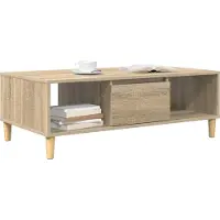 vidaXL Table basse en chêne Sonoma 102 x 55 x 35 cm, bois d'ingénierie