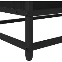 vidaXL Meuble TV , aspect chêne noir, 61 x 40 x 46 cm, aggloméré
