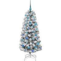 vidaXL Sapin de Noël Artificiel à Branches Articulées 150 cm PVC