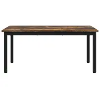 vidaXL Table basse fumée 100 x 50 x 45 cm Bois composite