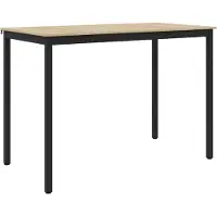 vidaXL Table haute en aggloméré, rectangulaire