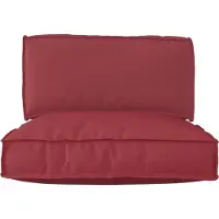 vidaXL Set de coussins de palette 2 pcs Anthracite 80 x 80 x 12 cm