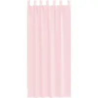 vidaXL Voile Rideaux avec poches pour tringles 2 pcs. Rose clair