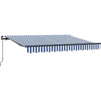vidaXL , store enroulable bleu, 250 x 200 cm, tissu