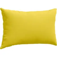 vidaXL Coussins de canapé 2 pcs Jaune clair 200 x 40 cm tissu