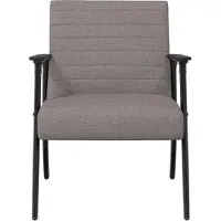 vidaXL fauteuil Taupe 59 x 75 x 78 cm tissu